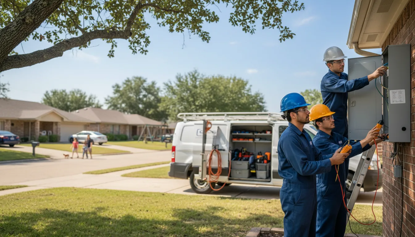 Certified electrician providing emergency electrical services in Lapel, IN